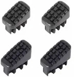 Hailo 991-5311 Fu&szlig;kappen je 2x 35x20/43x20 bis Baujahr 01/2015, schwarz (4er Pack)