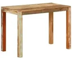 vidaXL Esstisch 110x55x76 cm Altholz Massiv