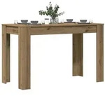 vidaXL Esstisch Artisan-Eiche 120x60x76 cm Holzwerkstoff