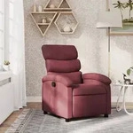 vidaXL Relaxsessel Weinrot Stoff