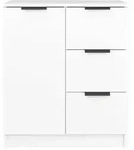 vidaXL Sideboard Wei&szlig; 60x30x70 cm Holzwerkstoff
