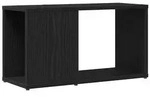 vidaXL TV-Schrank Schwarz Eichen-Optik 60x24x32 cm Holzwerkstoff