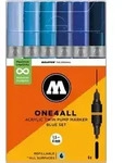 Acrylmarker One4All Twin Blue Set