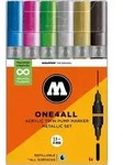 Acrylmarker One4All Twin Metallic Set