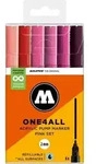 Acrylmarker One4All 127HS Pink Set