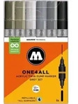 Acrylmarker One4All Twin Grey Set
