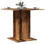 vidaXL Esstisch Altholz-Optik 80x80x75 cm Holzwerkstoff