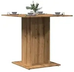 vidaXL Esstisch Artisan-Eiche 80x80x75 cm Holzwerkstoff