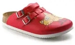 Birkenstock Clog Kay Superlauf, Birko-Flor, Cat Red, schmal, Gr&ouml;&szlig;e 40