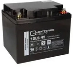 Q-Batteries 12LS-45 12V 45Ah Blei-Vlies-Akku / AGM VRLA mit VdS