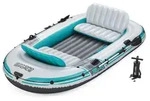 Bestway Schlauchboot Grau und Wei&szlig; 3,15 x 1,65 m PVC