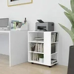 vidaXL Rollschrank Wei&szlig; 60x35x75 cm Holzwerkstoff