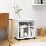 vidaXL Rollschrank Wei&szlig; 60x45x60 cm Holzwerkstoff