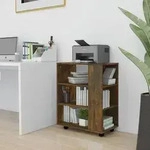 vidaXL Rollschrank R&auml;uchereiche 60x35x75 cm Holzwerkstoff