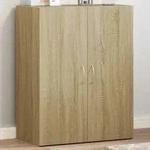 vidaXL Aktenschrank Sonoma-Eiche 60x32x77,5 cm Holzwerkstoff