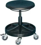 Drehhocker m.Rl.PU-Schaum schwarz Sitz-H.400-530mm LOTZ