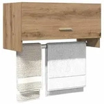 vidaXL Kleiderschrank Artisan-Eiche 70x32,5x35 cm Holzwerkstoff