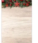 "sigel Weihnachts-Motiv-Papier "Chalet Style", A4, 90 g/qm"