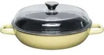 RIESS Schmorpfanne mit Glasdeckel 28 cm &ndash; LEMON