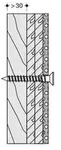 HEWI Befestigungsmaterial 801/805 St&uuml;tzgr. Leichtbauwd. m