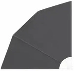 vidaXL Balkon Sichtschutz 140 x 140 cm Polyester Schwarz