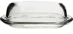 Pasabahce Basic - Butterdose, 19,5 x 13 cm aus Glas mit Deckel Schale Butterbox