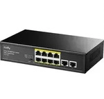 CUDY FS1010P 8-Port 10/100M PoE+ Switch 2 Uplink Ports 120W
