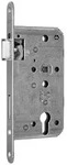 BMH Zimmert&uuml;ren-Einsteckschloss-450,PZW72/8,D65,F20, Edelstahl, DIN links