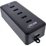 InLine&reg; 5-Port USB-C PowerHub, Ladeger&auml;t-Erweiterung, 100W, schwarz Strom / Energie