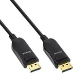 InLine&reg; DisplayPort 2.1 AOC Kabel, UHBR 13.5, optisch, aktiv, schwarz, 15m Kabel