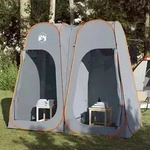 vidaXL Sichtschutzzelt Grau und Orange Pop-Up Wasserdicht