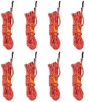 vidaXL Zeltleinen mit Seilspannern 8 Stk. Reflektierend 4 m 4 mm