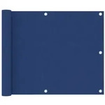 vidaXL Balkon-Sichtschutz Blau 75x400 cm Oxford-Gewebe