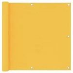 vidaXL Balkon-Sichtschutz Gelb 90x600 cm Oxford-Gewebe