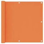vidaXL Balkon-Sichtschutz Orange 90x600 cm Oxford-Gewebe