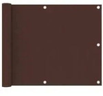 vidaXL Balkon-Sichtschutz Braun 75x600 cm Oxford-Gewebe
