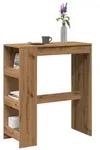 vidaXL Bartisch mit Regal Artisan-Eiche 90x40x103,5 cm Holzwerkstoff