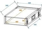 ROADINGER Rack Profi 2HE 45cm (30109095)