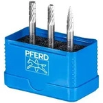 PFERD HSS Fr&auml;sstift Set 85 3-tlg. Zahnung 3 &Oslash; 12 mm, Schaft-&Oslash; 6 mm, universal