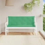 vidaXL Gartenbank-Auflagen 2 Stk. Gr&uuml;n 150x50x7 cm Oxford-Gewebe