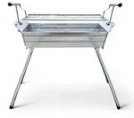 Mangal Ararat Edelstahl 2mm Schaschlikgrill mit verstellbarer Grillh&ouml;he