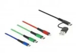 Delock Kabel nur zum Laden - USB, 24 pin USB-C m&auml;nnlich zu Micro-USB Typ B, Ligh