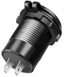 LogiLink Dual-KFZ-Einbau-Ladeadapter, USB-A & USB-C Kupplung