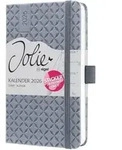 Wochenkalender Jolie ca. A6 Hardcover glacier grey 2026