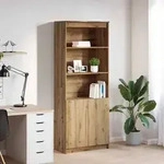 vidaXL Highboard Artisan-Eiche 70x35x180 cm Holzwerkstoff