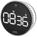 "hama 00185858 Timer "Rotation", digital, Silber/Schwarz"