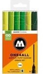 Acrylmarker One4All 127HS Green Set