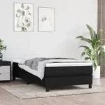 vidaXL Taschenfederkernmatratze Schwarz 120x190x20 cm Stoff