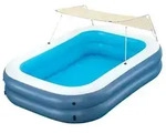 Bestway Family Pool Summer Bliss mit Sonnendach 254x178x140cm Planschbecken
