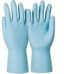 Einmalschutzhandschuh Nitril Dermatril&reg; P 743 074306082C Gr&ouml;&szlig;e 06 Farbe blau